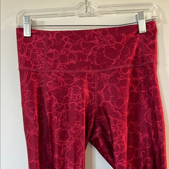 Under Armour Red Leggings Cropped - Picture 2 of 6